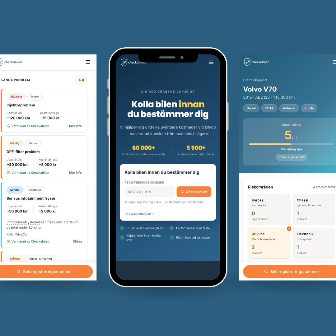 Checkabilen – Sveriges första AI-drivna bilrådgivare
