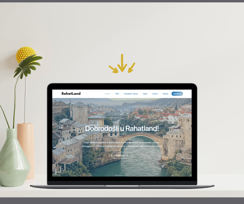 Webbsida för Rahatland