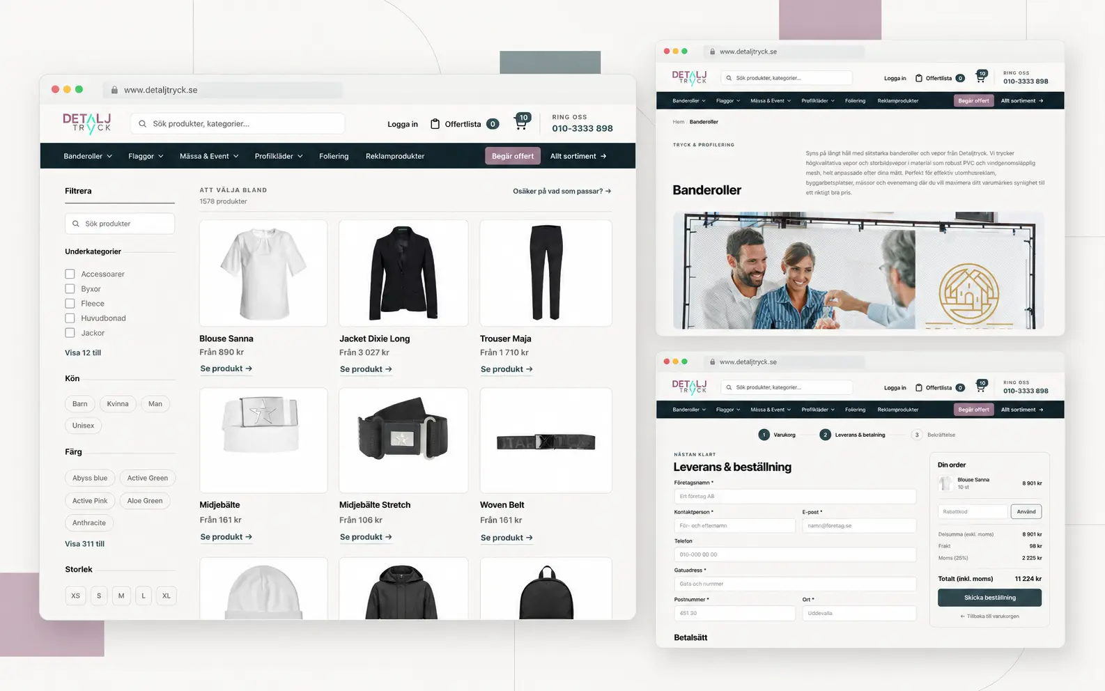 Vy från Detaljtryck – en sammanhängande digital plattform